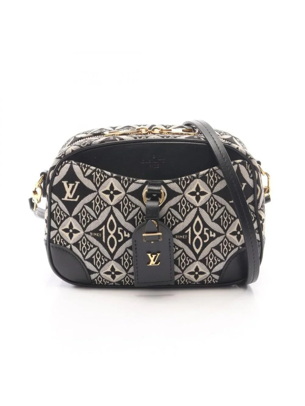 Louis Vuitton Shoulder Bag Deauville Mini Canvas Leather